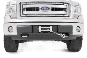 Ford F-150 Hidden Winch Mounting Plate - Front - Rough Country - '09-'14 Ford F-150 Hidden Winch Mounting Plate - Front - Rough Country - '09-'14